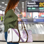 Mawhero Paua shell Kowhaiwhai Taniko Personalised Travel Bag Taniwha Maori Tribal Style