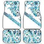 Kahui Whetu Paua shell Kowhaiwhai Taniko Personalised Car Mats Turtle Tattoo Maori Tribal Style