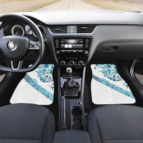 Kahui Whetu Paua shell Kowhaiwhai Taniko Personalised Car Mats Turtle Tattoo Maori Tribal Style