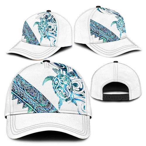 Kahui Whetu Paua shell Kowhaiwhai Taniko Classic Cap Turtle Tattoo Maori Tribal Style