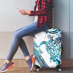 Kahui Whetu Paua shell Kowhaiwhai Taniko Personalised Luggage Cover Turtle Tattoo Maori Tribal Style