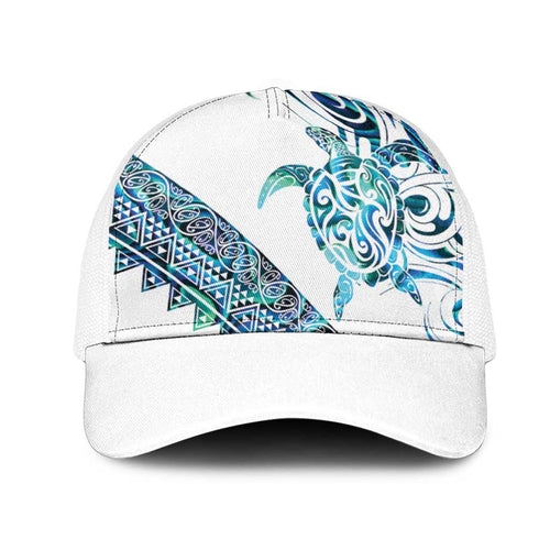 Kahui Whetu Paua shell Kowhaiwhai Taniko Mesh Trucker Cap Turtle Tattoo Maori Tribal Style