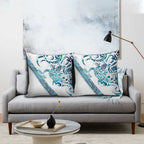 Kahui Whetu Paua shell Kowhaiwhai Taniko Personalised Pillow Cover Turtle Tattoo Maori Tribal Style