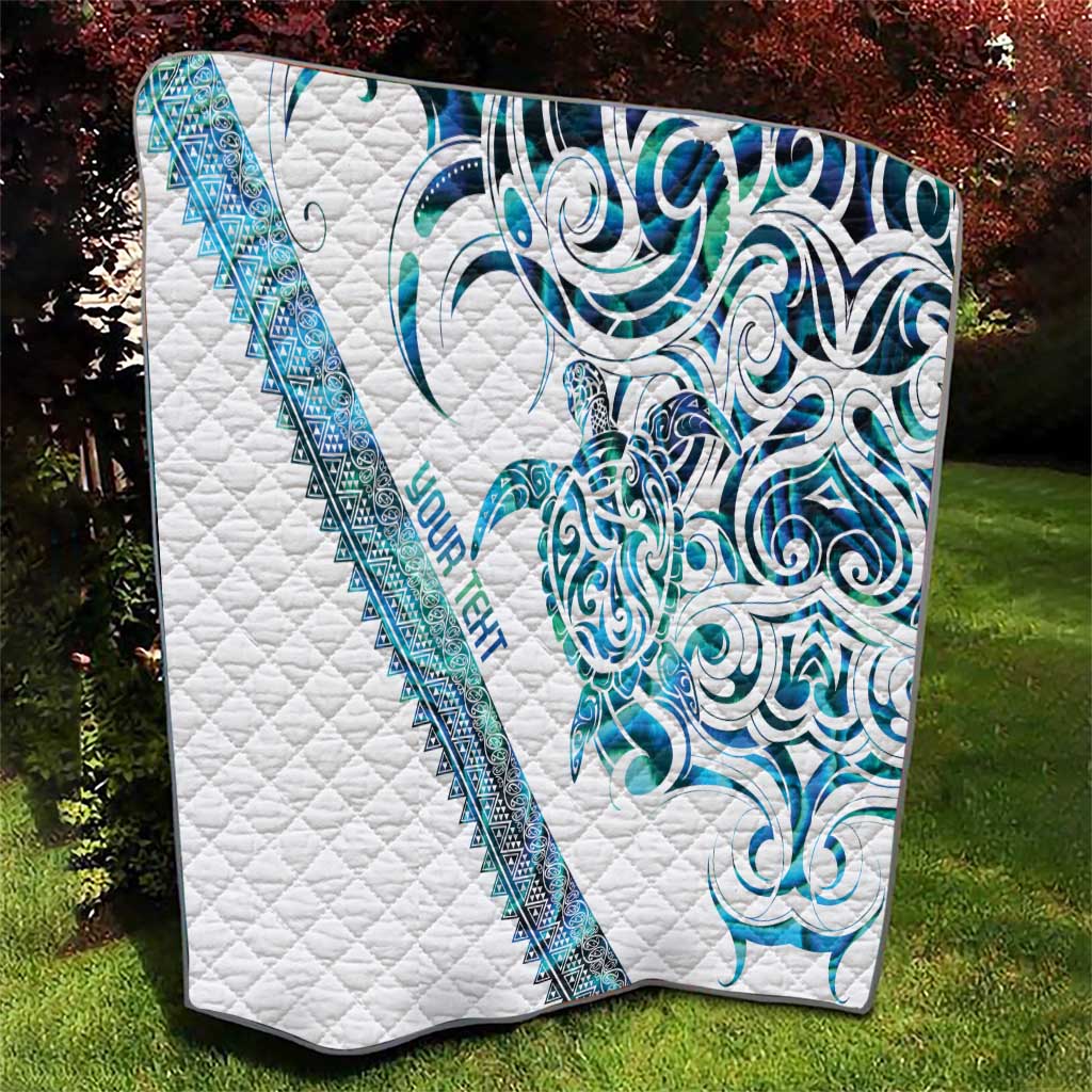 Kahui Whetu Paua shell Kowhaiwhai Taniko Personalised Quilt Turtle Tattoo Maori Tribal Style