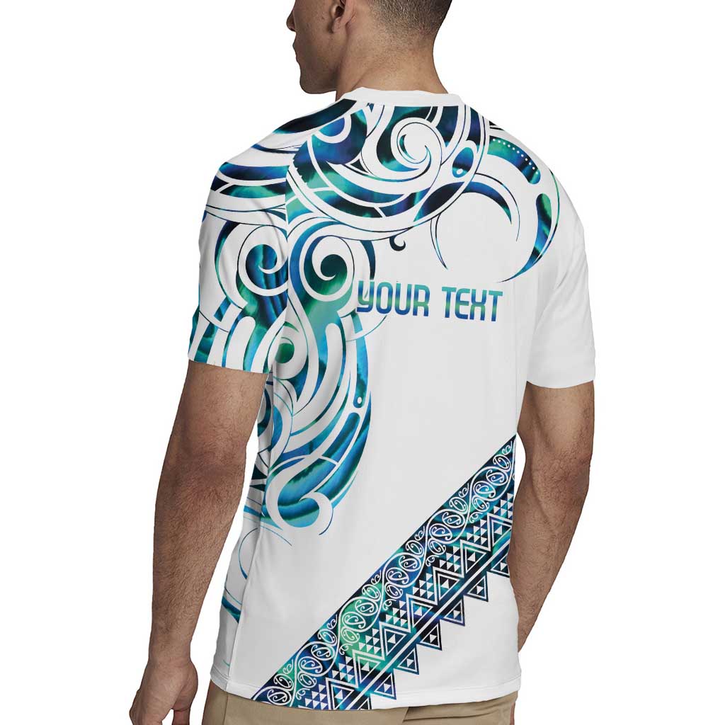 Kahui Whetu Paua shell Kowhaiwhai Taniko Personalised Rugby Jersey Turtle Tattoo Maori Tribal Style