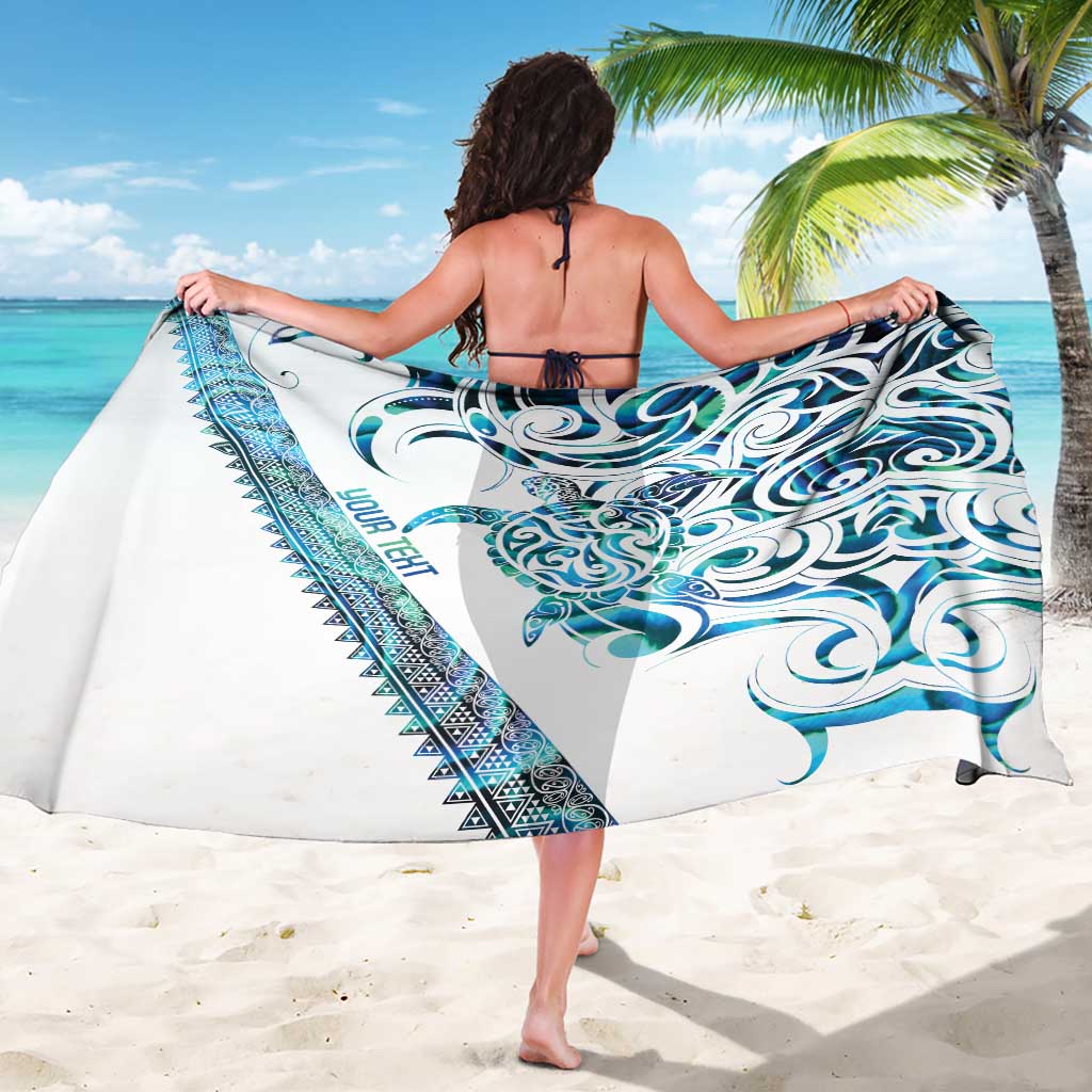 Kahui Whetu Paua shell Kowhaiwhai Taniko Personalised Sarong Turtle Tattoo Maori Tribal Style