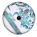 Kahui Whetu Paua shell Kowhaiwhai Taniko Personalised Spare Tire Cover Turtle Tattoo Maori Tribal Style