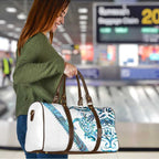 Kahui Whetu Paua shell Kowhaiwhai Taniko Personalised Travel Bag Turtle Tattoo Maori Tribal Style