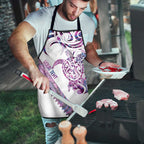 Mawhero Paua shell Kowhaiwhai Taniko Personalised Apron Turtle Tattoo Maori Tribal Style