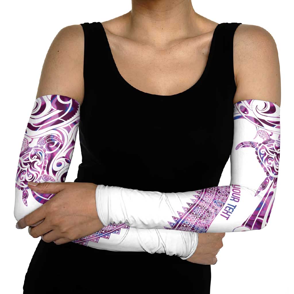 Mawhero Paua shell Kowhaiwhai Taniko Personalised Arm Sleeves Turtle Tattoo Maori Tribal Style