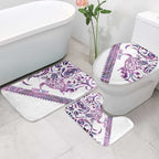 Mawhero Paua shell Kowhaiwhai Taniko Personalised Bathroom Set Turtle Tattoo Maori Tribal Style
