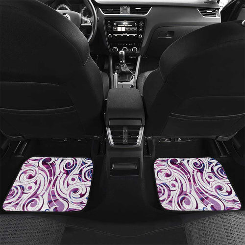 Mawhero Paua shell Kowhaiwhai Taniko Personalised Car Mats Turtle Tattoo Maori Tribal Style
