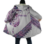 Mawhero Paua shell Kowhaiwhai Taniko Personalised Cloak Turtle Tattoo Maori Tribal Style