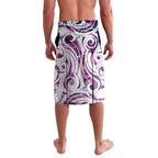 Mawhero Paua shell Kowhaiwhai Taniko Personalised Lavalava Turtle Tattoo Maori Tribal Style