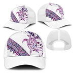 Mawhero Paua shell Kowhaiwhai Taniko Mesh Trucker Cap Turtle Tattoo Maori Tribal Style
