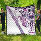 Mawhero Paua shell Kowhaiwhai Taniko Personalised Quilt Turtle Tattoo Maori Tribal Style