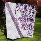 Mawhero Paua shell Kowhaiwhai Taniko Personalised Quilt Turtle Tattoo Maori Tribal Style