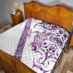Mawhero Paua shell Kowhaiwhai Taniko Personalised Quilt Turtle Tattoo Maori Tribal Style