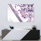 Mawhero Paua shell Kowhaiwhai Taniko Personalised Tapestry Turtle Tattoo Maori Tribal Style