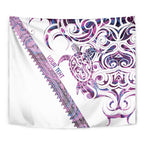 Mawhero Paua shell Kowhaiwhai Taniko Personalised Tapestry Turtle Tattoo Maori Tribal Style