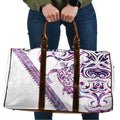 Mawhero Paua shell Kowhaiwhai Taniko Personalised Travel Bag Turtle Tattoo Maori Tribal Style