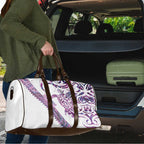Mawhero Paua shell Kowhaiwhai Taniko Personalised Travel Bag Turtle Tattoo Maori Tribal Style