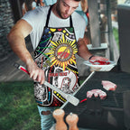 NAIDOC 50 Years of Deadly Personalised Apron Aboriginal Dot Art