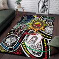 NAIDOC 50 Years of Deadly Personalised Area Rug Aboriginal Dot Art