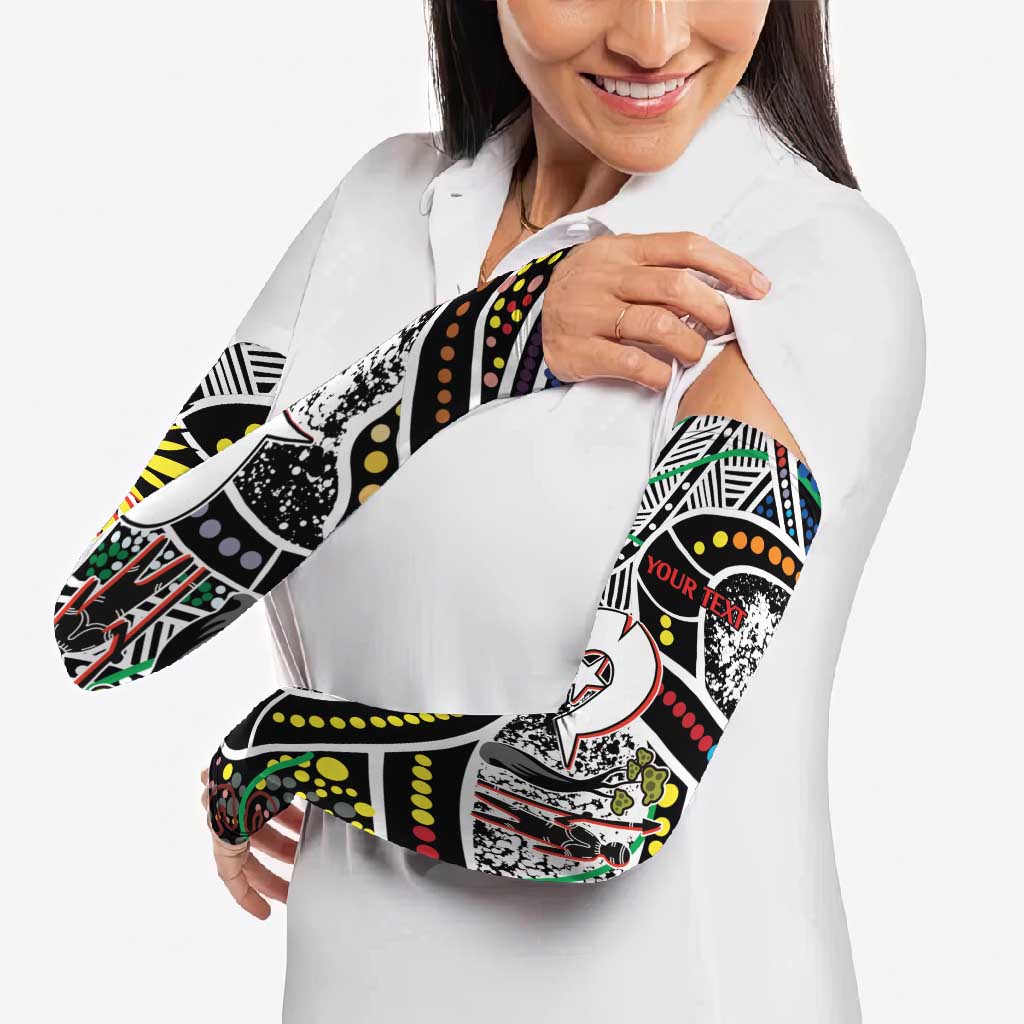 NAIDOC 50 Years of Deadly Personalised Arm Sleeves Aboriginal Dot Art