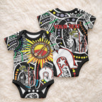 NAIDOC 50 Years of Deadly Personalised Baby Onesie Aboriginal Dot Art