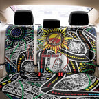 NAIDOC 50 Years of Deadly Personalised Back Car Seat Cover Aboriginal Dot Art
