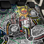 NAIDOC 50 Years of Deadly Personalised Back Car Seat Cover Aboriginal Dot Art