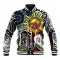 NAIDOC 50 Years of Deadly Personalised Baseball Jacket Aboriginal Dot Art