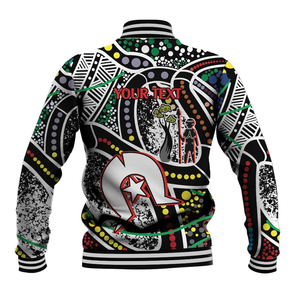 NAIDOC 50 Years of Deadly Personalised Baseball Jacket Aboriginal Dot Art