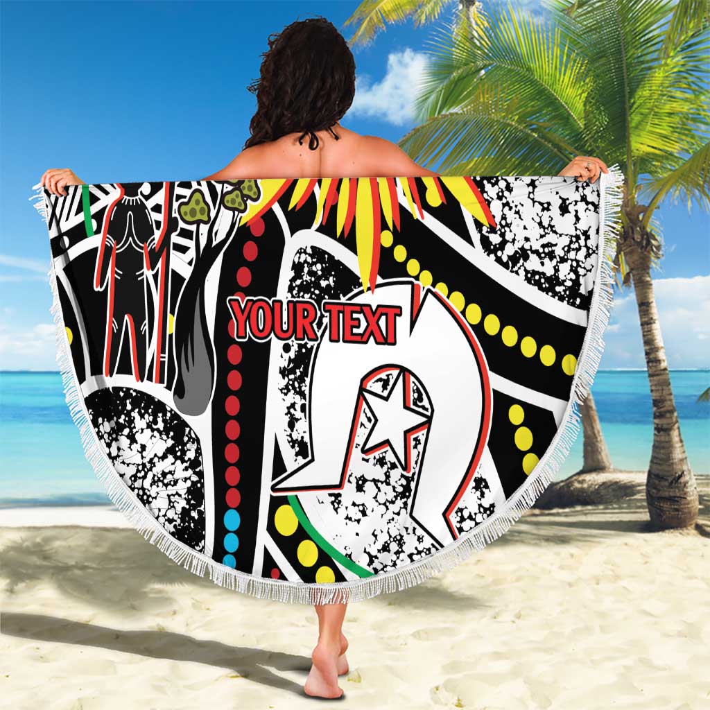 NAIDOC 50 Years of Deadly Personalised Beach Blanket Aboriginal Dot Art
