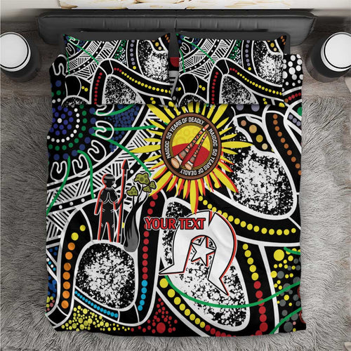 NAIDOC 50 Years of Deadly Personalised Bedding Set Aboriginal Dot Art