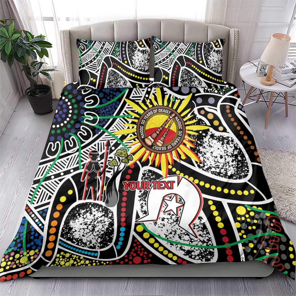 NAIDOC 50 Years of Deadly Personalised Bedding Set Aboriginal Dot Art
