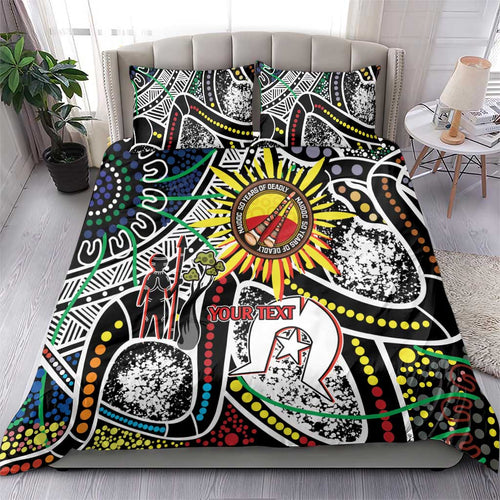 NAIDOC 50 Years of Deadly Personalised Bedding Set Aboriginal Dot Art