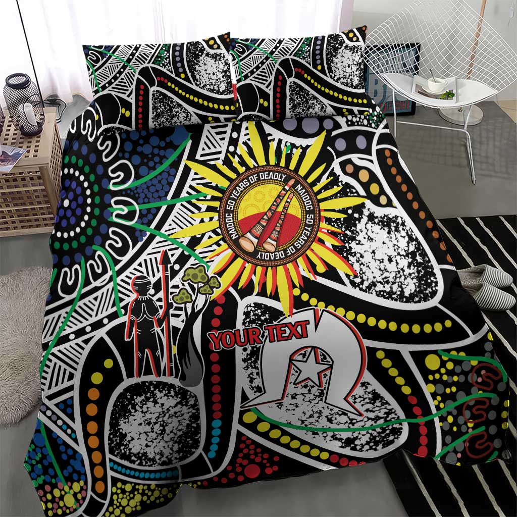 NAIDOC 50 Years of Deadly Personalised Bedding Set Aboriginal Dot Art