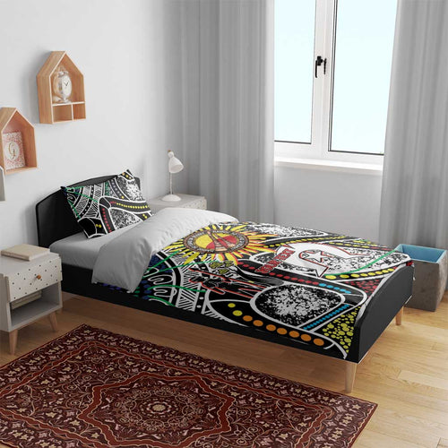 NAIDOC 50 Years of Deadly Personalised Bedding Set Aboriginal Dot Art