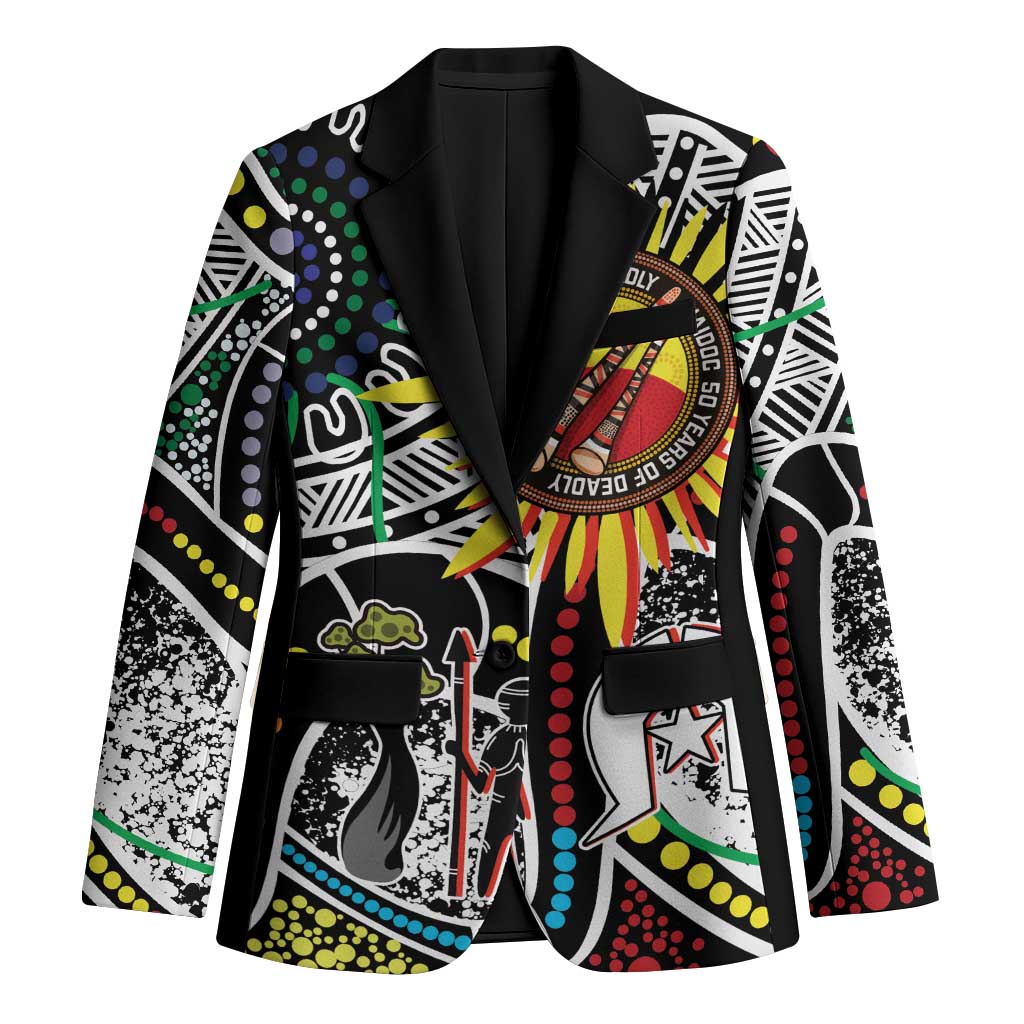 NAIDOC 50 Years of Deadly Personalised Blazer Aboriginal Dot Art