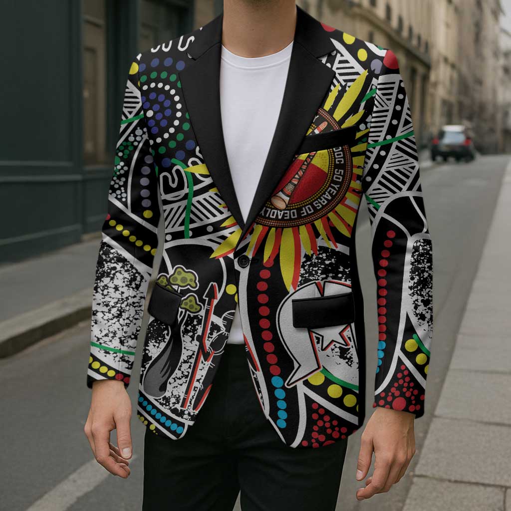 NAIDOC 50 Years of Deadly Personalised Blazer Aboriginal Dot Art
