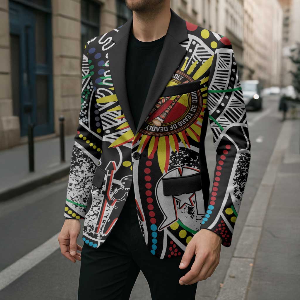 NAIDOC 50 Years of Deadly Personalised Blazer Aboriginal Dot Art