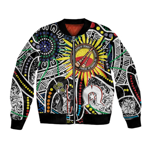 NAIDOC 50 Years of Deadly Personalised Bomber Jacket Aboriginal Dot Art