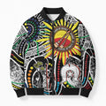 NAIDOC 50 Years of Deadly Personalised Bomber Puffer Jacket Aboriginal Dot Art