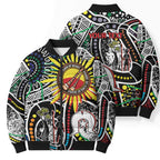 NAIDOC 50 Years of Deadly Personalised Bomber Puffer Jacket Aboriginal Dot Art