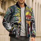 NAIDOC 50 Years of Deadly Personalised Bomber Puffer Jacket Aboriginal Dot Art