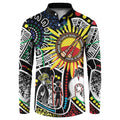 NAIDOC 50 Years of Deadly Personalised Button Sweatshirt Aboriginal Dot Art