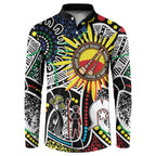 NAIDOC 50 Years of Deadly Personalised Button Sweatshirt Aboriginal Dot Art