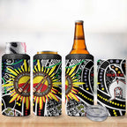NAIDOC 50 Years of Deadly Personalised 4 in 1 Can Cooler Tumbler Aboriginal Dot Art